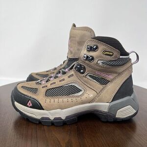 Vasque Breeze 2.0 Boots Women's 7M Tan Leather Waterproof Vibram Hiking GTX 7479